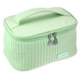 thumbnail image 1 of Unique Bargains Floral Makeup Bag Zipper Flower Cosmetic Pouch Green, 1 of 7