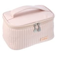 thumbnail image 1 of Unique Bargains Floral Makeup Bag Zipper Flower Cosmetic Pouch Pink, 1 of 7