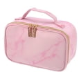 thumbnail image 1 of Unique Bargains Floral Makeup Bag Zipper Flower Cosmetic Pouch Pink, 1 of 7