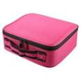thumbnail image 1 of Unique Bargains Floral Makeup Bag Zipper Flower Cosmetic Pouch Rose Red, 1 of 7