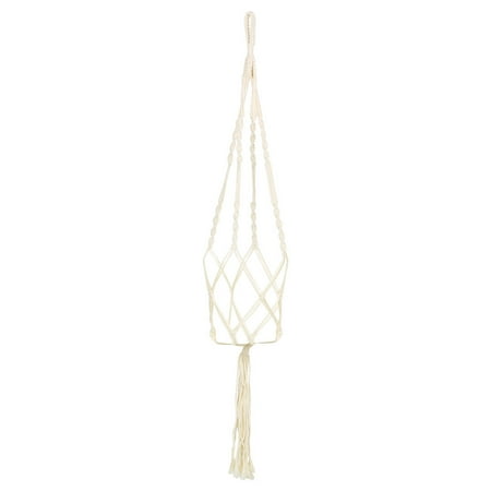 Unique Bargains Flower Pot Holder DIY Hanging Rope 39.4” Handmade