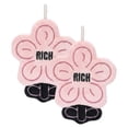 thumbnail image 1 of Unique Bargains Flower-Shaped Hanging Hand Towels Pink 2pcs, 1 of 6