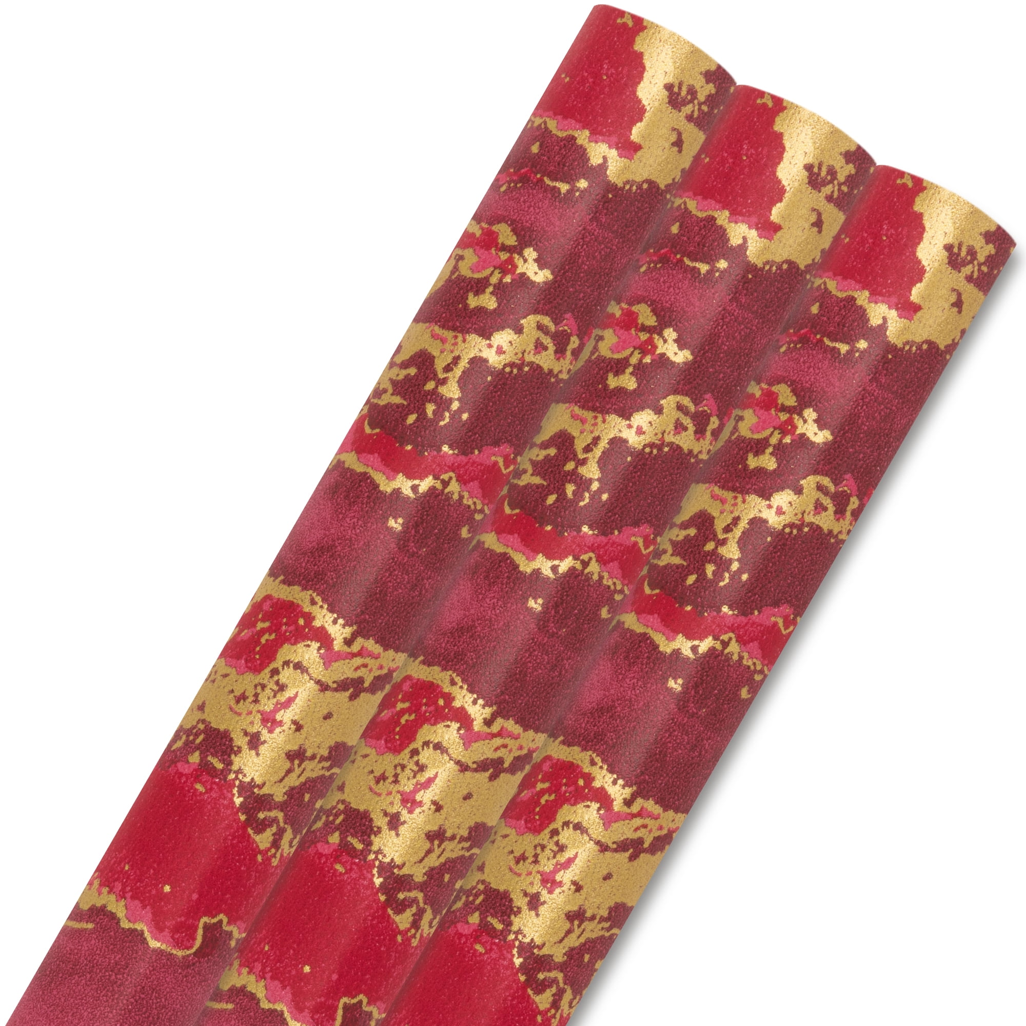 Unique Bargains Flowing Cloud Pattern Gift Wrapping Paper for Occasions Red 27.6"x 19.7"