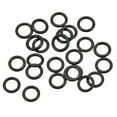 thumbnail image 1 of Unique Bargains Fluorine Rubber O Rings 6mm OD, 4mm Inner Diameter, 1mm Width, Seal Gasket Black 25Pcs, 1 of 3