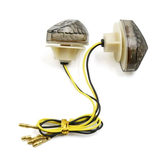 Unique Bargains Flush Mount 18 LED Motorcycle Turn Signal Indicator Amber Light for 2000-2008 for Suzuki