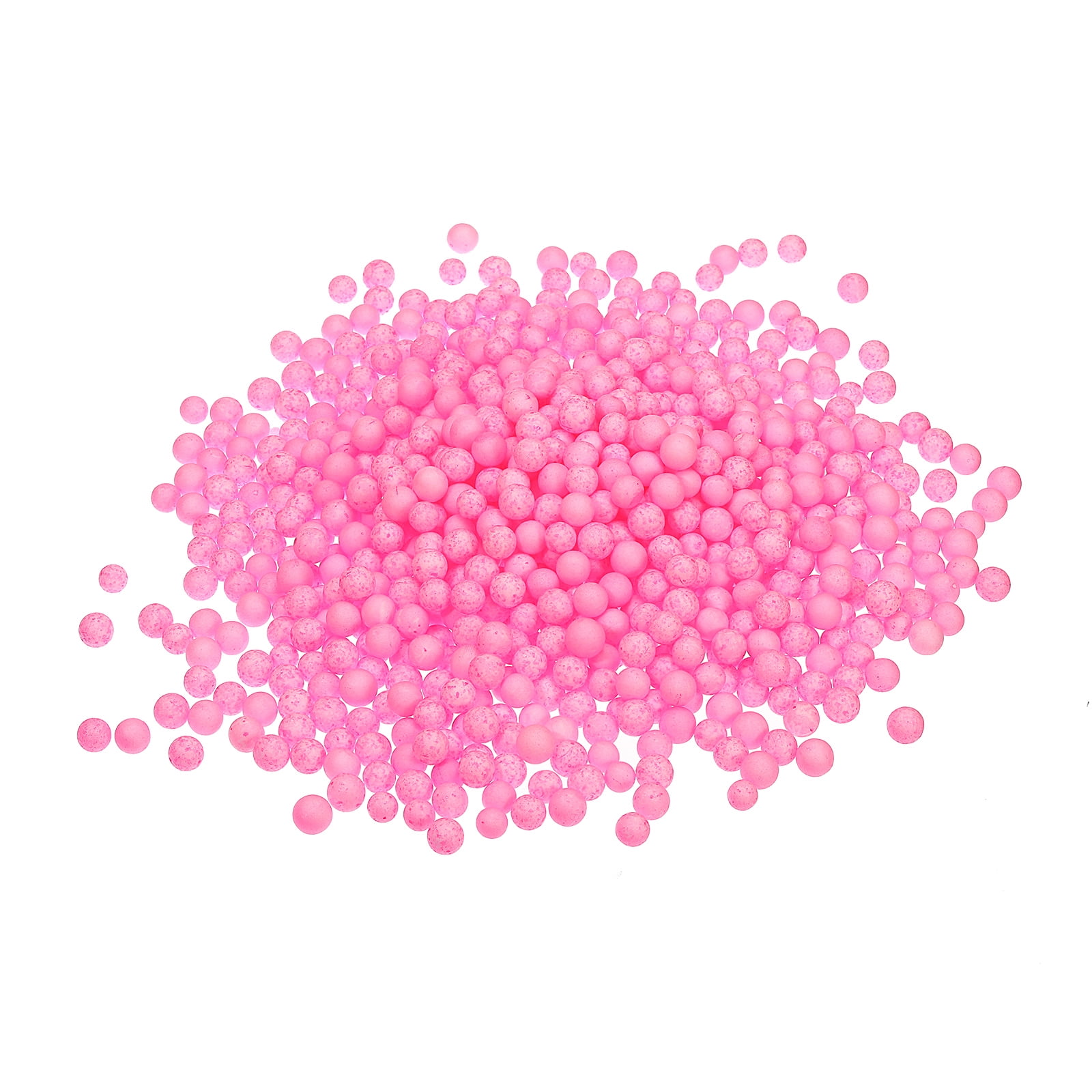 Unique Bargains Foam Beads Foam Balls for Wedding and Party Pink 7-9mm