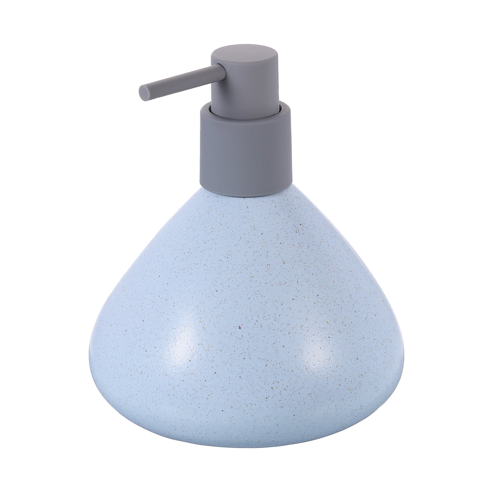 Unique Bargains Foaming Soap Dispenser Ceramic Pump for Bathroom Blue 450ml 15oz
