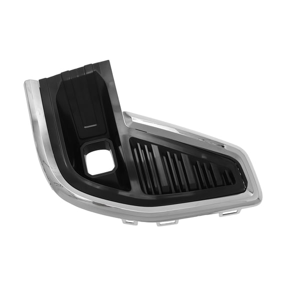 Unique Bargains Fog Light Grill Front Lower Bumper Fog Light Cover Inserts No.84740047 for GMC Acadia 2020-2022 Black,Silver Tone ABS 1 Pcs Front Left Car