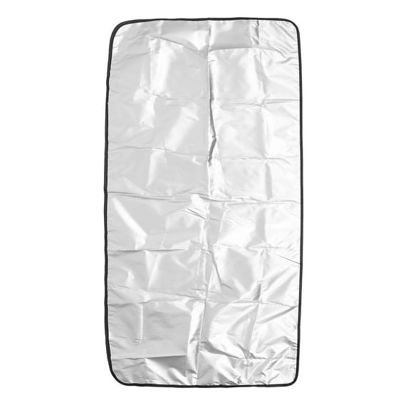 Unique Bargains Foldable Black Silver Tone Front Window Sunroof Coated Cloth for Tesla Model X