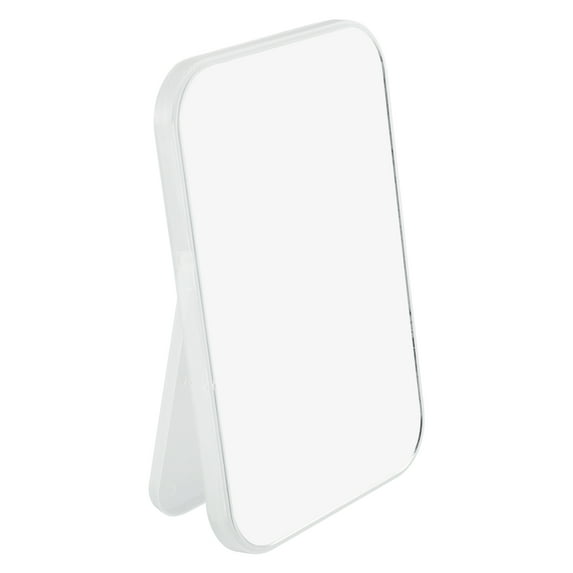 Unique Bargains Foldable Makeup Mirror Dressing Desk Bedroom Portable Mirror for Girl Women Transparent