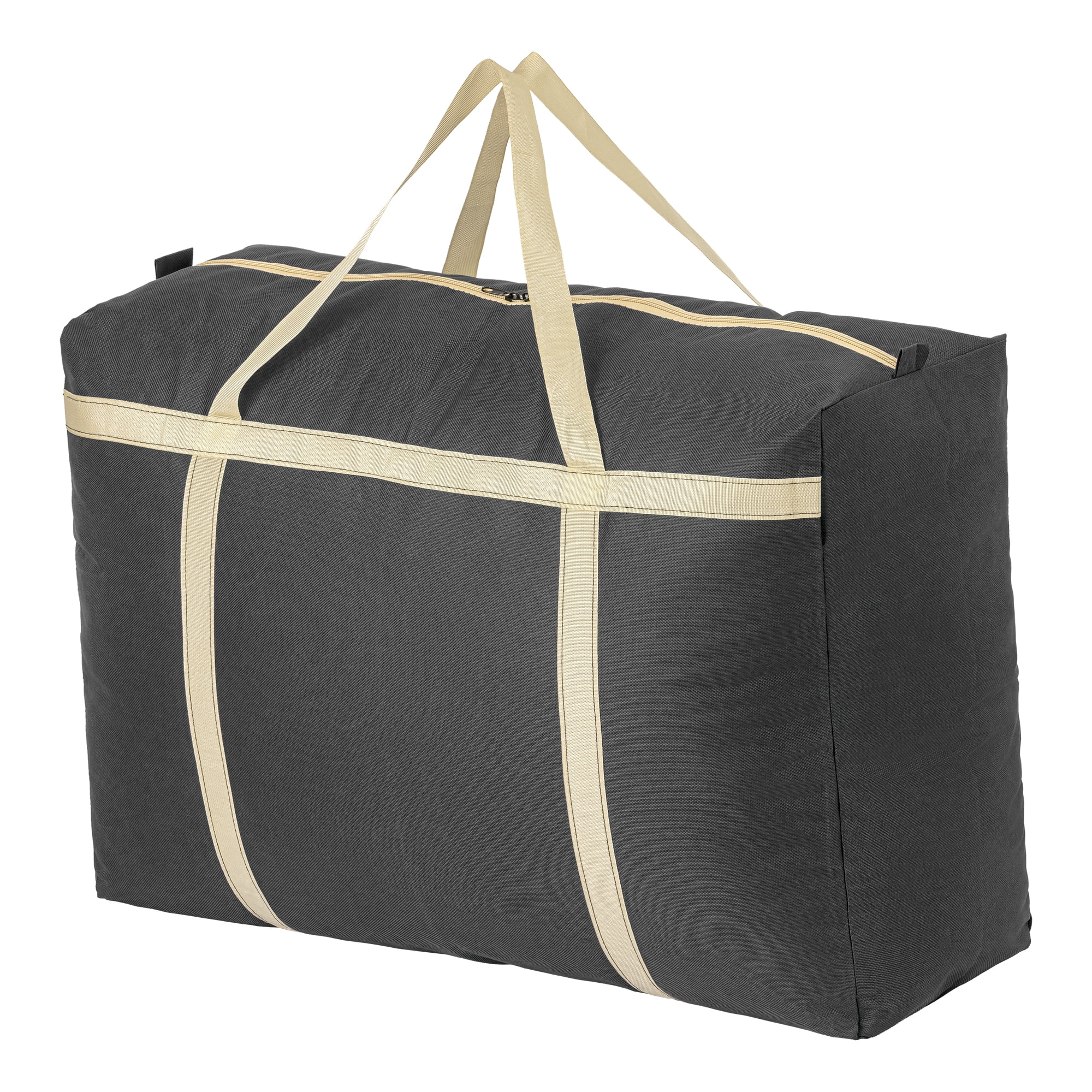 Unique Bargains Foldable Storage Bags for Organizing Clothing Black 22.8"x9.8"x15.7"