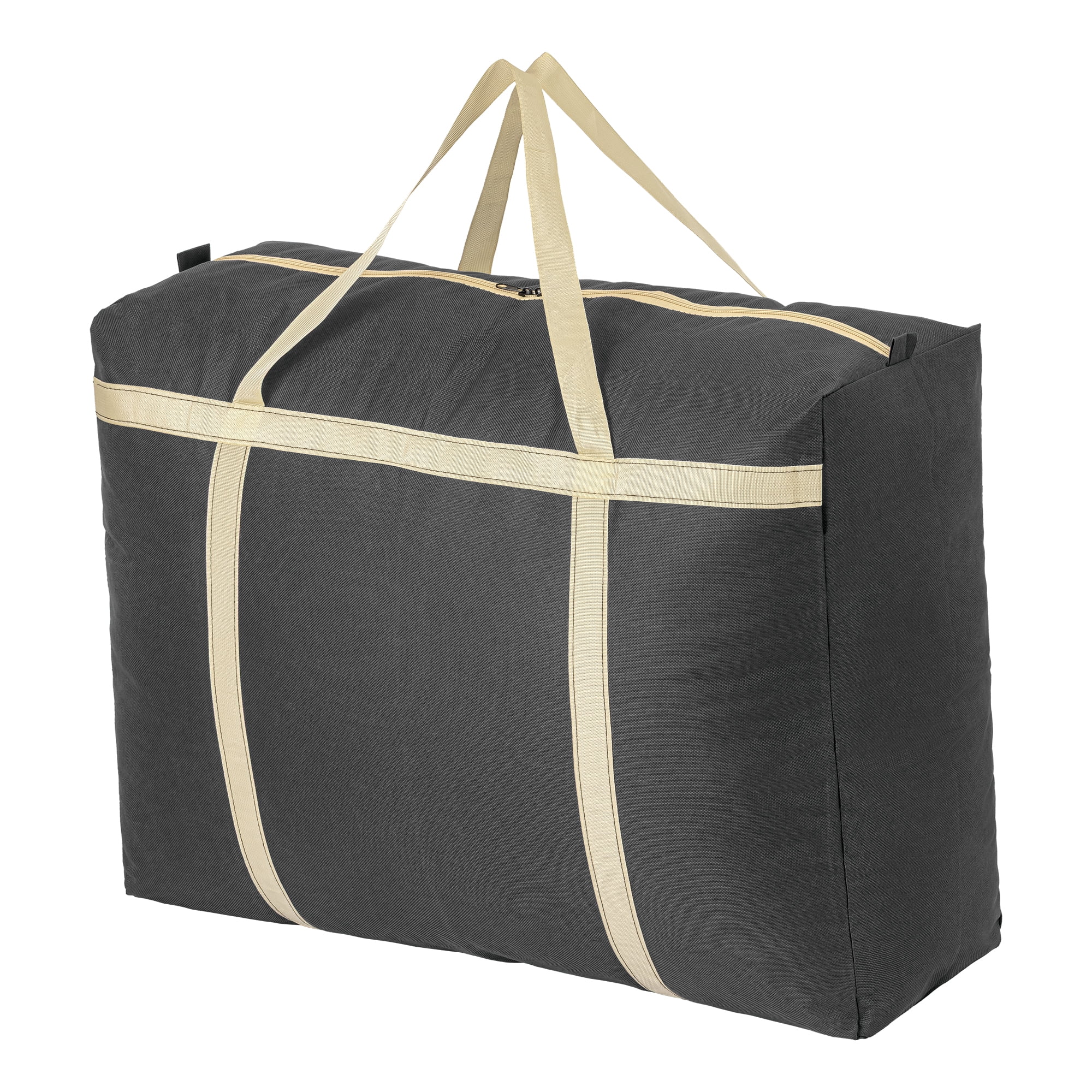 Unique Bargains Foldable Storage Bags for Organizing Clothing Black 26.8"x9.8"x19.7"