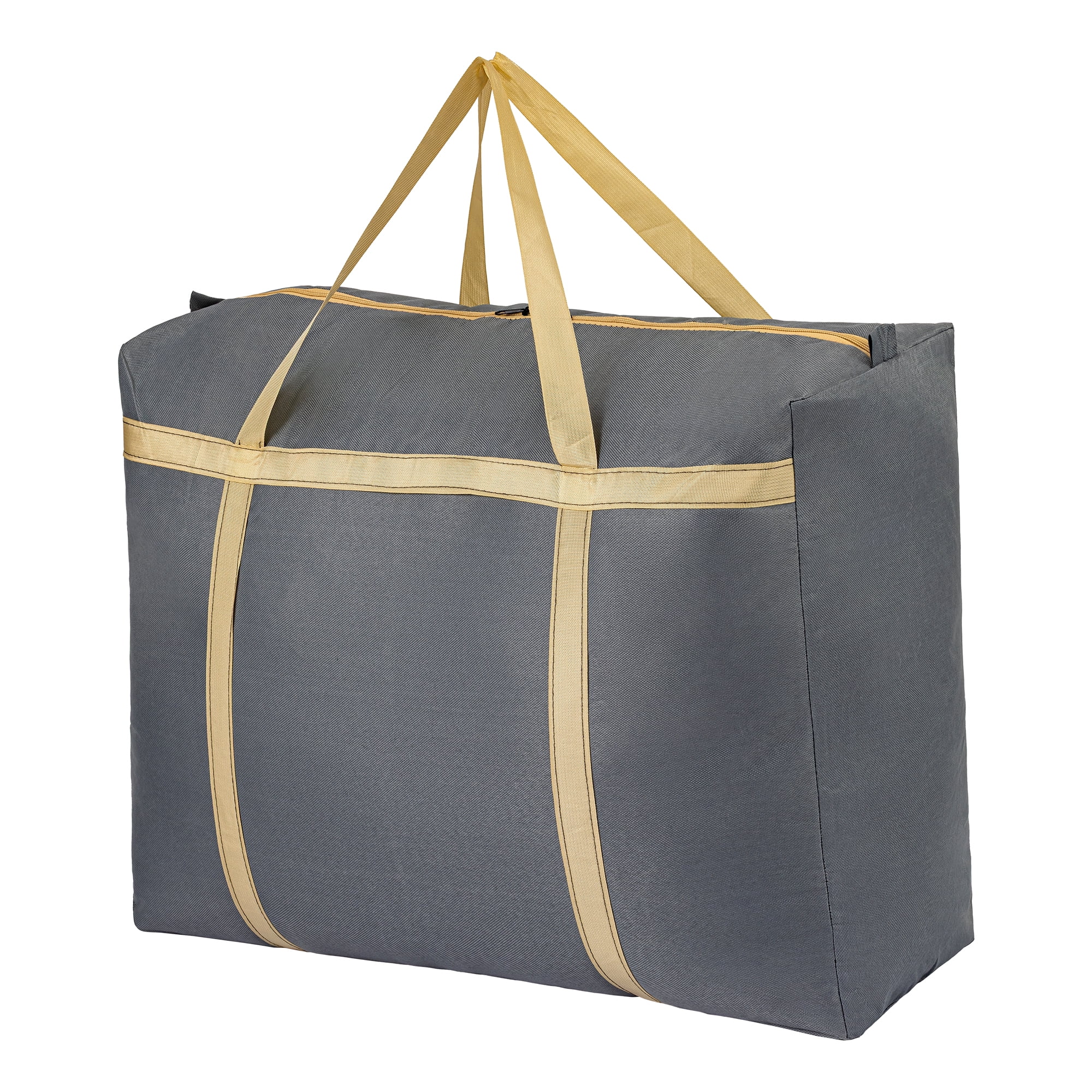 Unique Bargains Foldable Storage Bags for Organizing Clothing Grey 30.7"x9.8"x21.7"