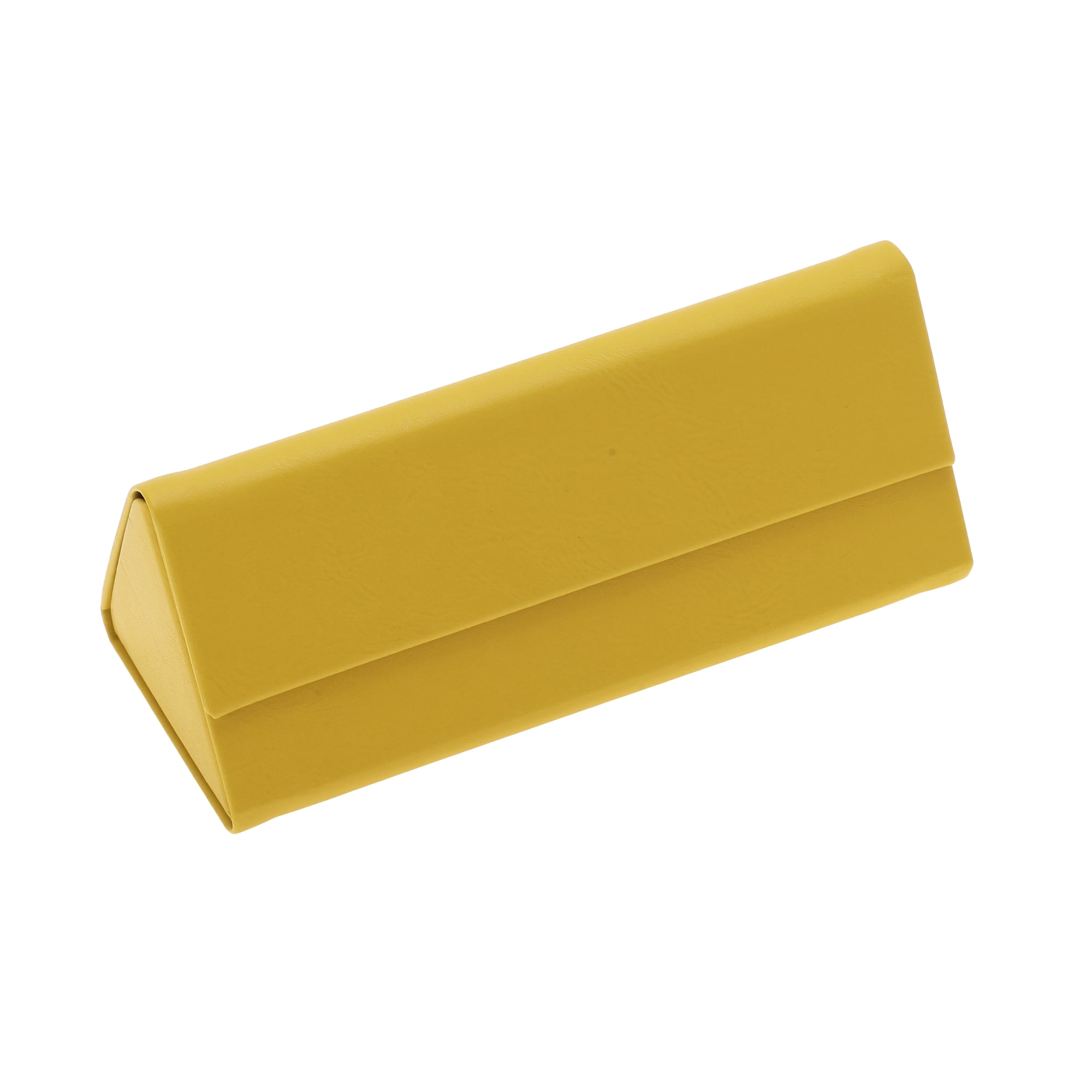 Unique Bargains Folding Eyeglasses Case Eyeglasses Storage Yellow
