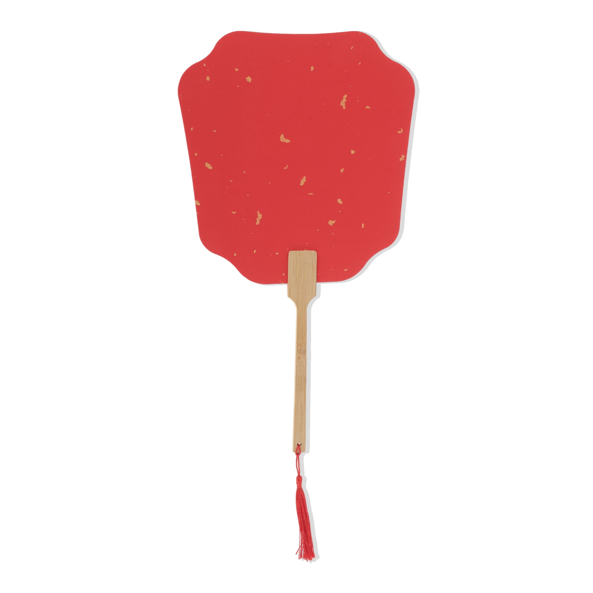 Unique Bargains Folding Fan Red Flying Fairy