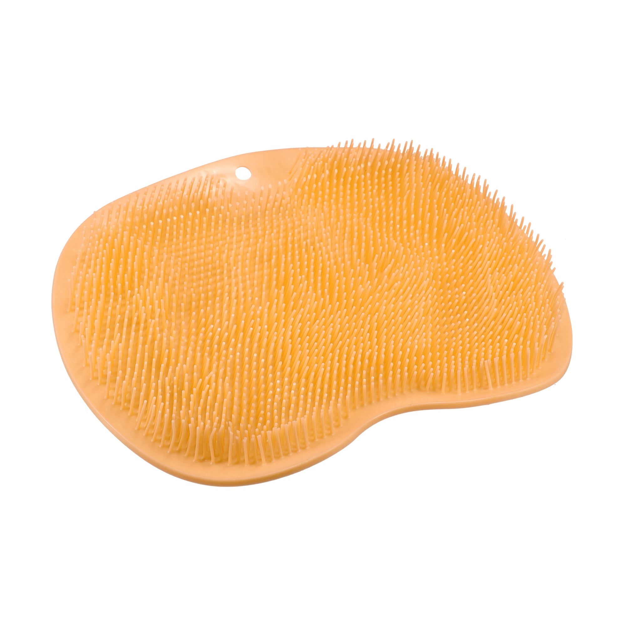Unique Bargains Foot Clean Massager Scrubber with Suction Cups 11.81"x9.84" Orange