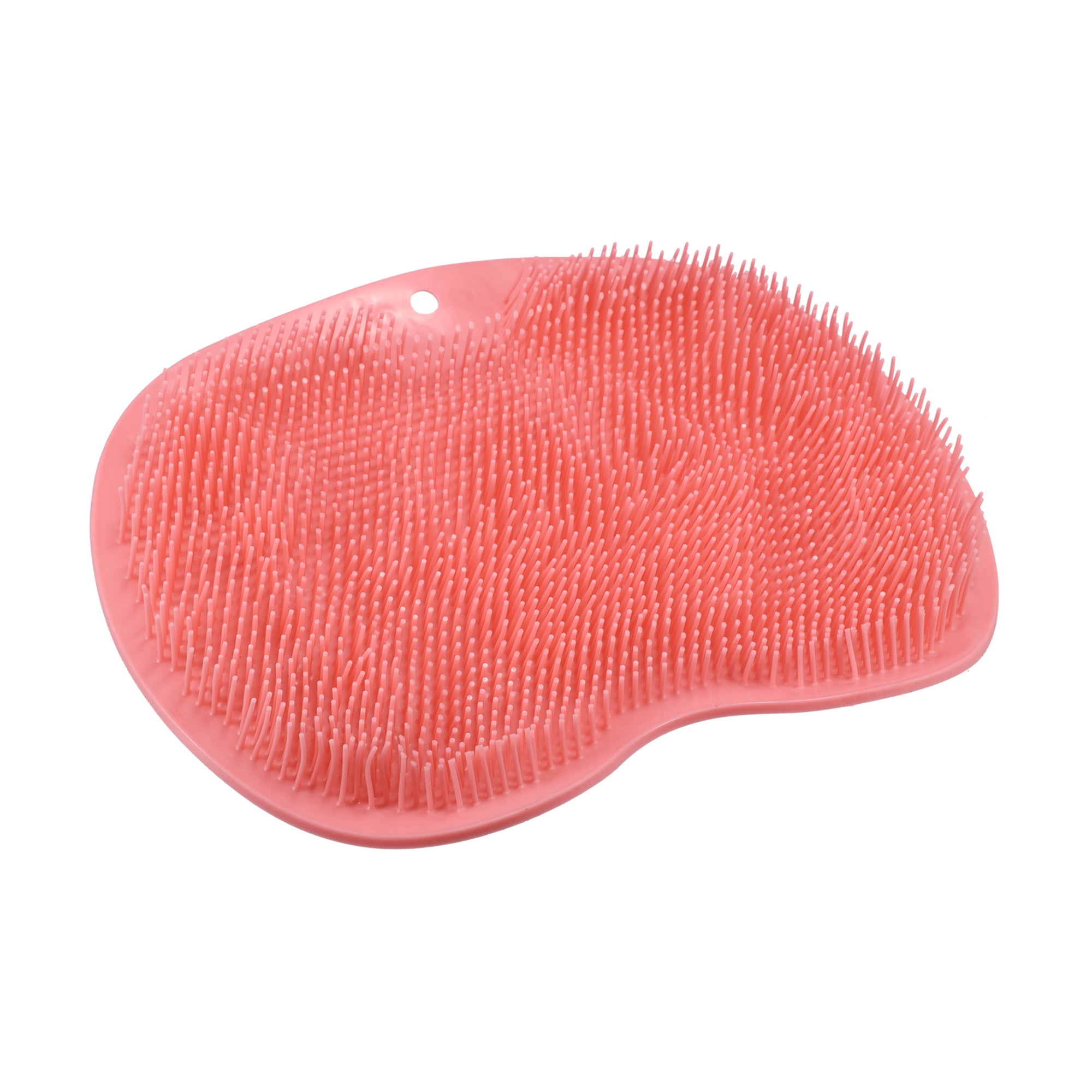 Unique Bargains Foot Clean Massager Scrubber with Suction Cups 11.81"x9.84" Pink