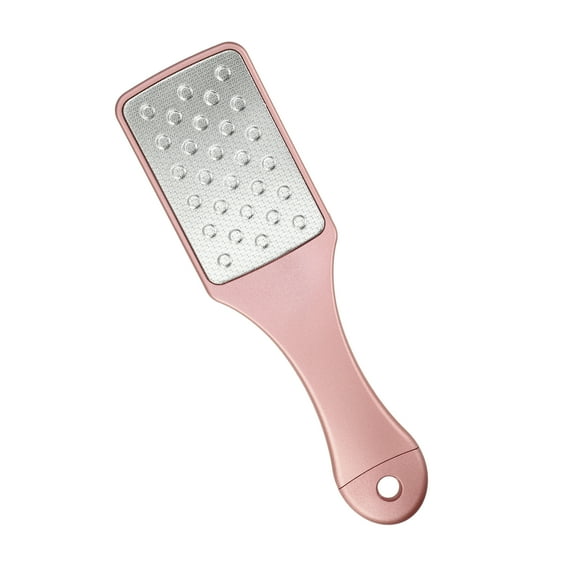Unique Bargains Foot File Foot Rasp 3-in-1 Stainless Steel Foot File Pedicure Foot Scraper Rose Gold Tone with Mini File