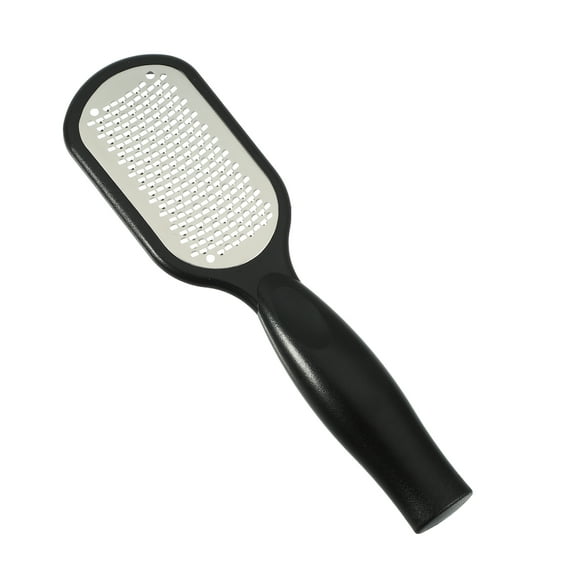Unique Bargains Foot File Foot Rasp Stainless Steel Pedicure Foot Scraper Callus Remover Tool for Foot Care 8.07" Black
