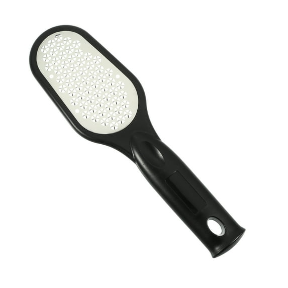 Unique Bargains Foot File Foot Rasp Stainless Steel Pedicure Foot Scraper Callus Remover Tool for Foot Care 8.66" Black