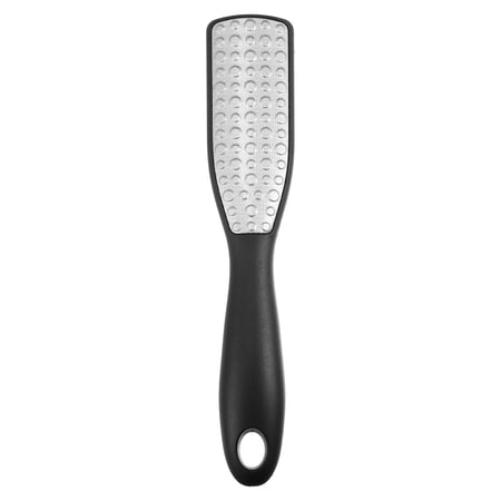 Unique Bargains Foot File Removes Dead Skin Pedicure Feet Care Tool Stainless Steel Black