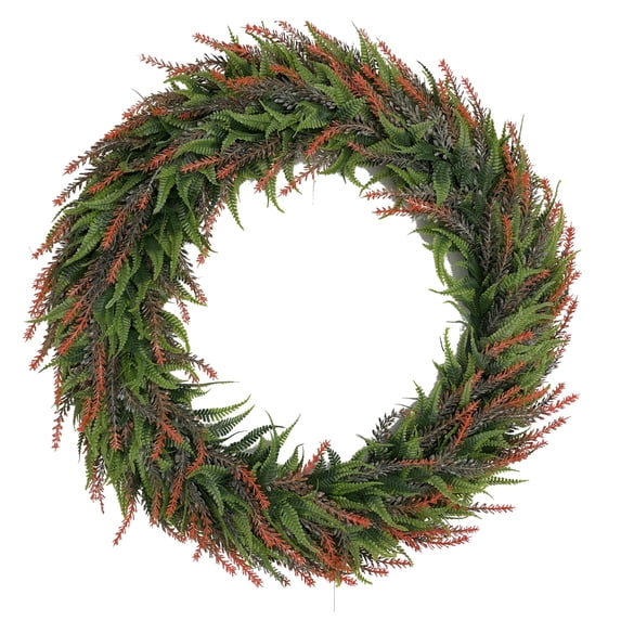 Unique Bargains Front Door Artificial Wreaths Year Round Wreath Hanging Garland Purple