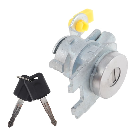 Unique Bargains Front Left Door Lock Cylinder with 2 Keys for Nissan Versa 2007 2008 2009 2010 2011 2012 2013 Replace No.H0601EL00B Ignition Switch Lock Key