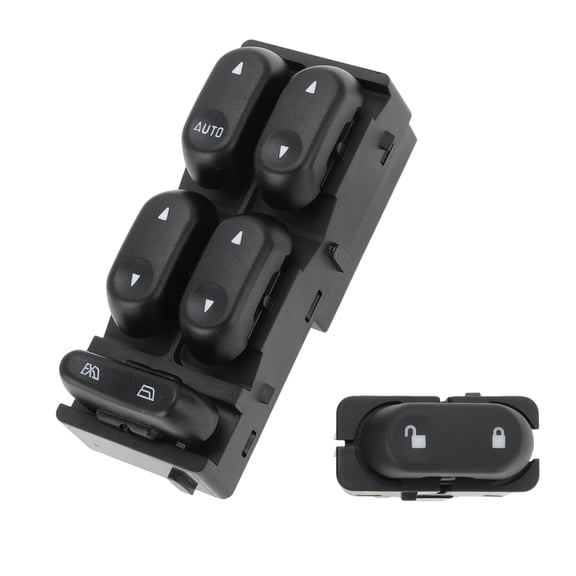 Unique Bargains Front Left Driver Side Power Window Switch for Ford Excursion Explorer No.1L2Z14529BA/4L2Z14529AAA Door Lock Switch for Ford F-250 Super Duty No.1L2Z14028AA/1S9029