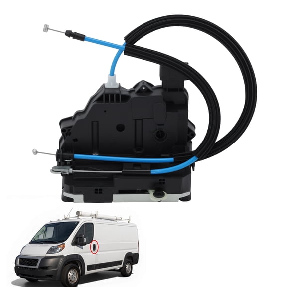 Unique Bargains Front Left Power Door Lock Actuator for Ram ProMaster 1500 2500 3500 2014-2018 3.0L 3.6L Wheelbase Front Driver Side Door Locking Latch Drive Motor Mechanism 68232439AA/68232439AB