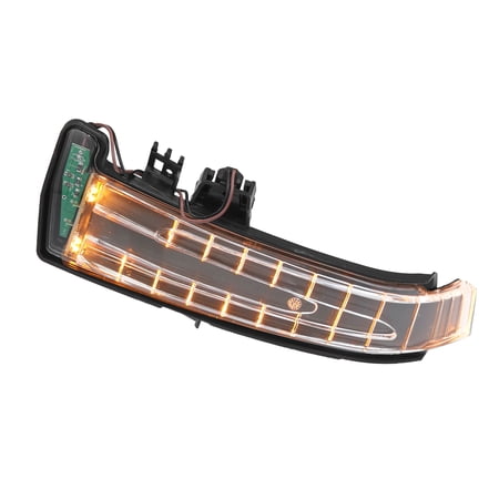 Unique Bargains Front Left Side Side Wing Mirror LED Turn Signal Light No.A2129067401 for Mercedes W204 2007-2014