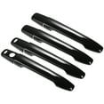 thumbnail image 1 of Unique Bargains Front Rear Left Right Side Car Exterior Door Handle Cover with Keyless Hole Fit for Mitsubishi Outlander - Pack of 4 Glossy Black, 1 of 6
