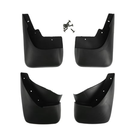 Unique Bargains Front & Rear Side Automotive Mud Guards Splash Compatible for Ford FIESTA 2005-2008