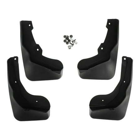 Unique Bargains Front & Rear Side Automotive Mud Guards Splash Compatible for Peugeot 3008 2017 - 2019