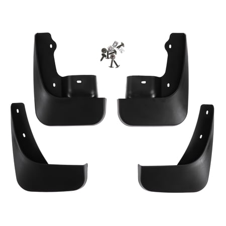 Unique Bargains Front & Rear Side Automotive Mud Guards Splash Compatible for Suzuki Jimny 2005-2018