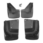 Unique Bargains Front & Rear Side Automotive Mud Guards Splash Compatible for Toyota HIACE 2012-2018