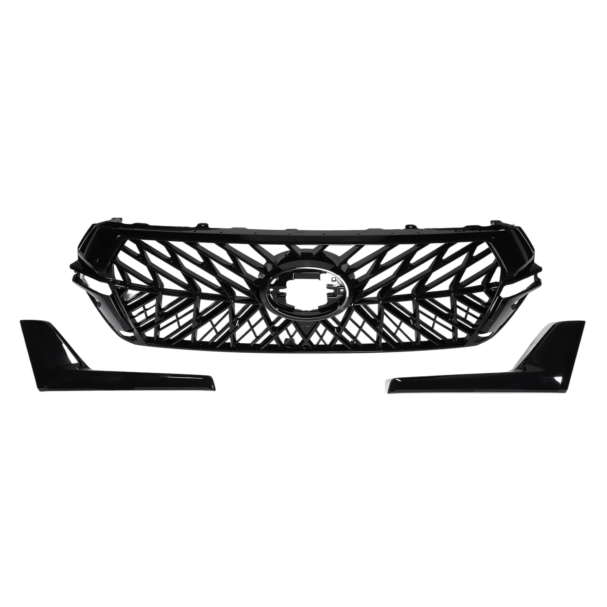 Unique Bargains Front Upper Hood Bumper Grille Gril for Toyota Land ...
