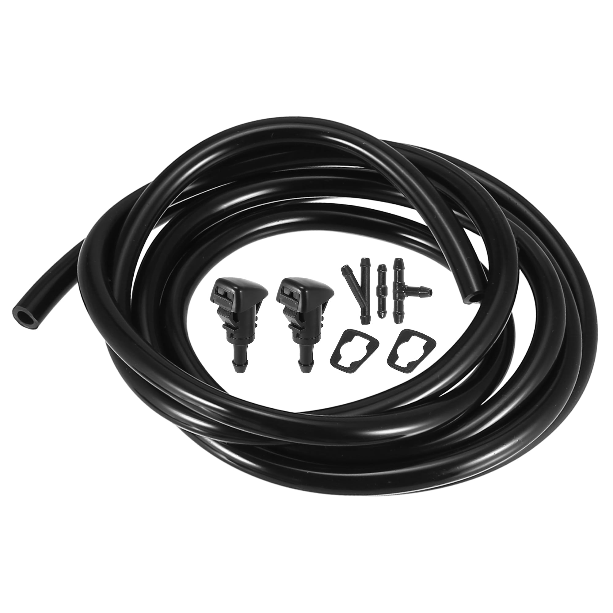 Unique Bargains Front Windshield Wiper Nozzles Kit for Subaru Impreza STI WRX