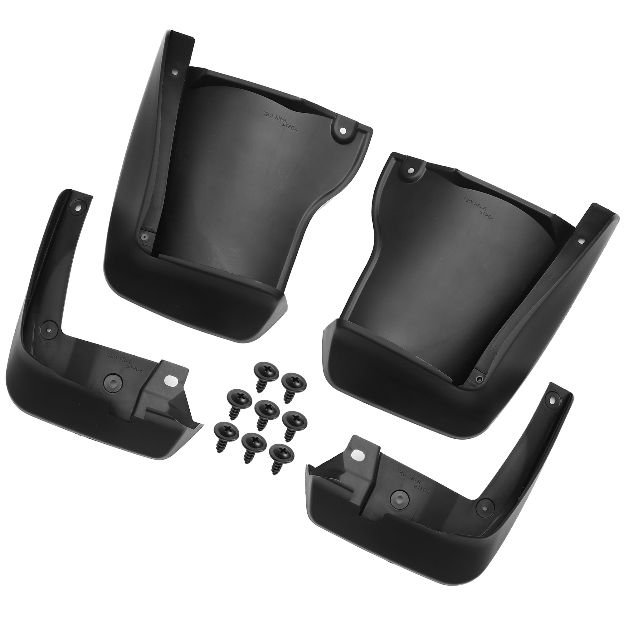 Unique Bargains Front and Rear Mud Flaps Splash Guards Fit for Honda Accord Black 1 Set