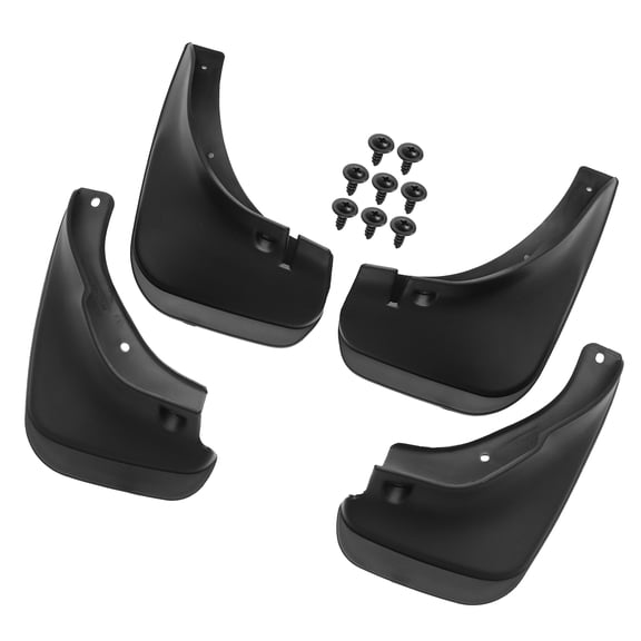 Front and Rear Mud Flaps Splash Guards Fit for Toyota Corolla 1993-1997 Black 1Set