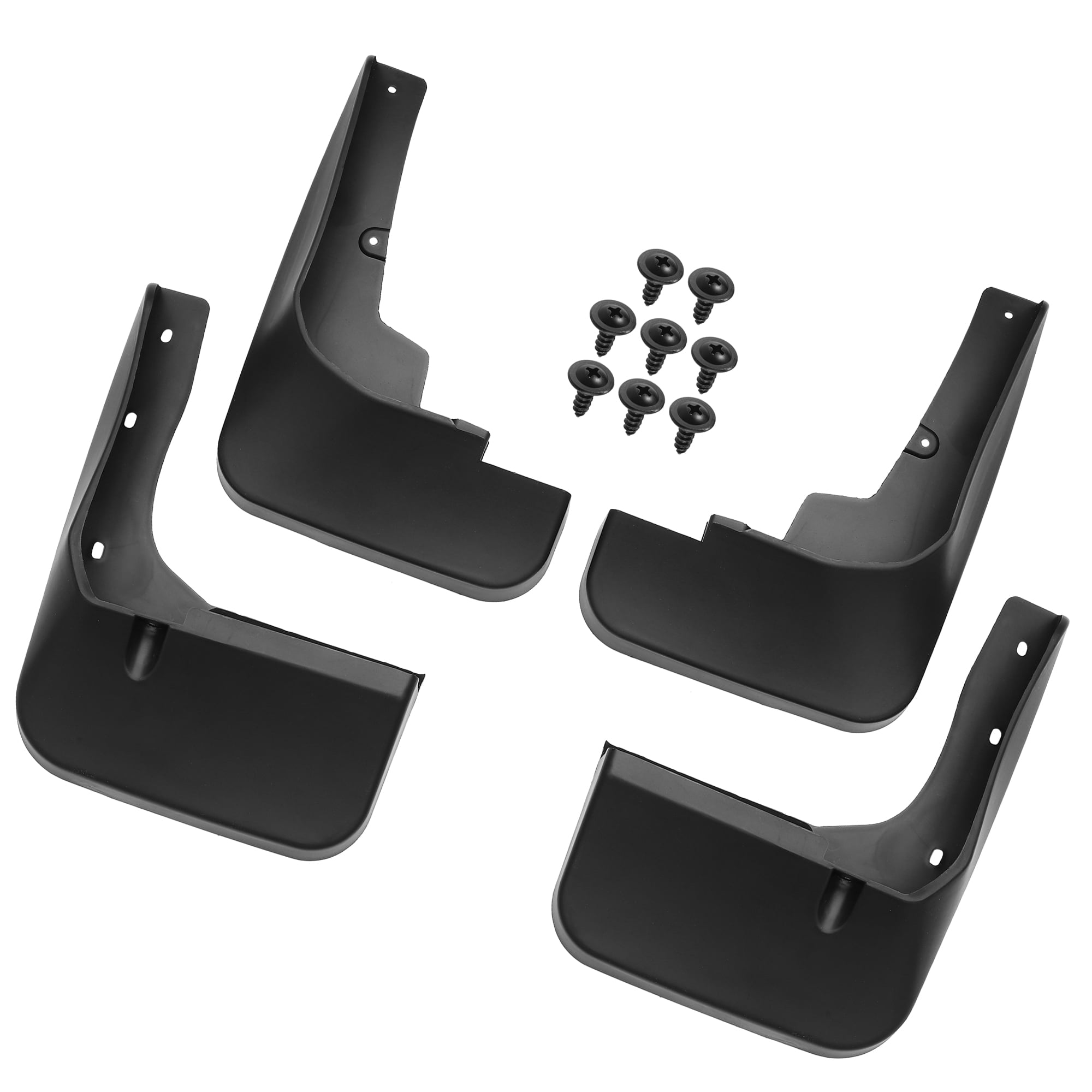 Unique Bargains Front and Rear Mud Flaps Splash Guards Fit for Toyota Highlander Black 1 Set