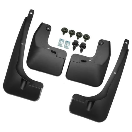 Unique Bargains Front and Rear Mud Flaps Splash Guards Fit for Toyota RAV4 2016-2018 Black 1Set