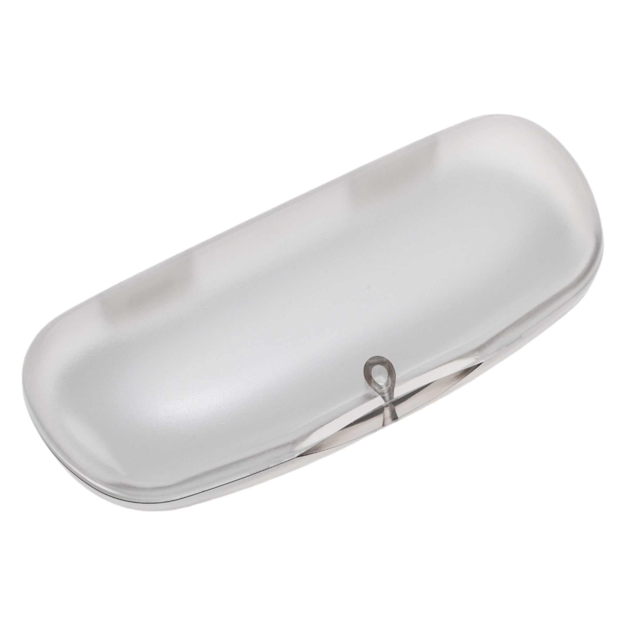 Unique Bargains Frosted Eyeglasses Case Portable Eyeglasses Storage Clear Gray