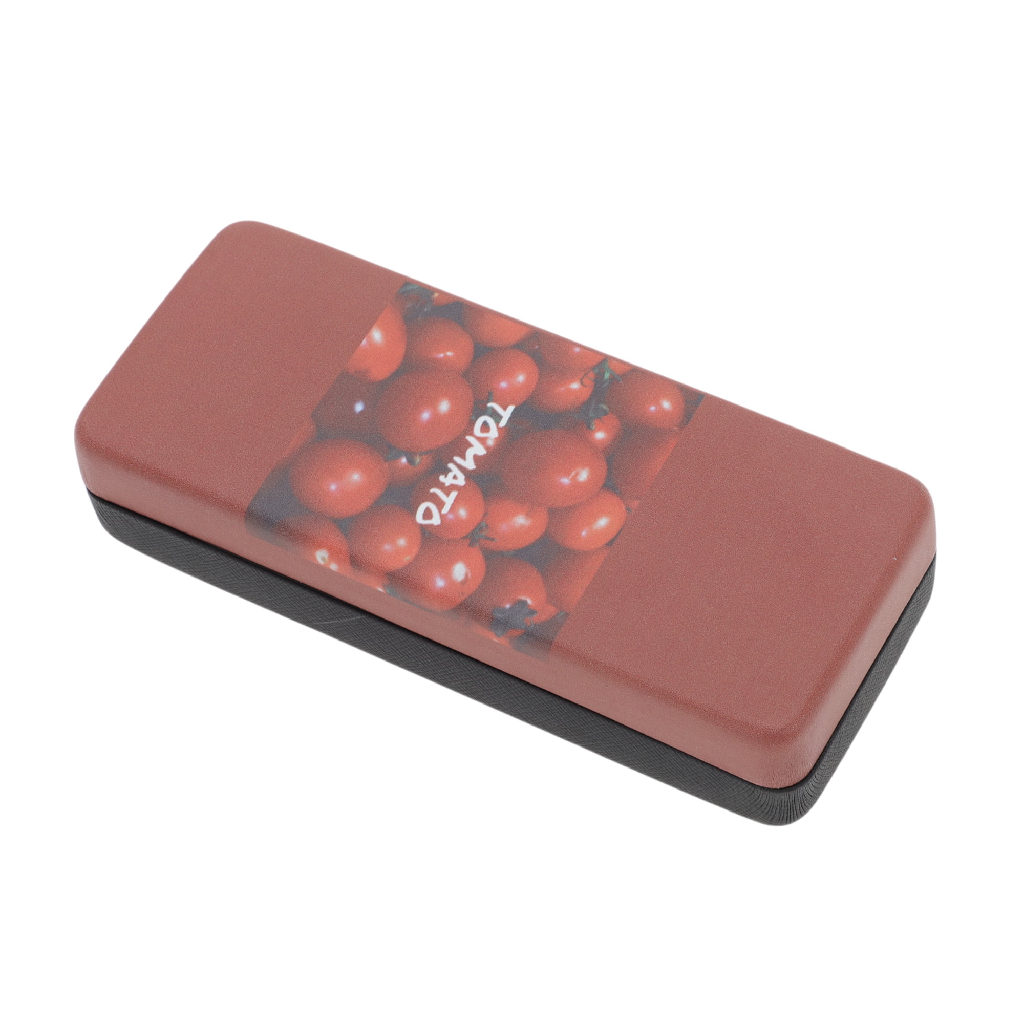 Unique Bargains Fruit Pattern Eyeglasses Case Portable Eyeglasses Storage 1 Pc Red