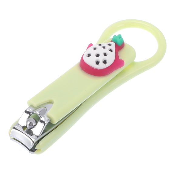 Unique Bargains Fruit Pattern Nail Clippers 3.15"x0.98" 1 Pc Green