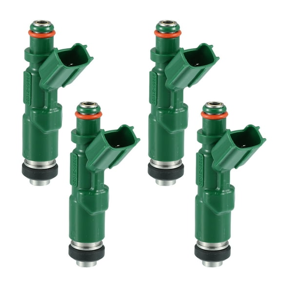 Fuel Injector No.23250-21020 Fuel Injection Nozzle for Toyota Prius Base 01-09 1.5L Green 4 Pcs