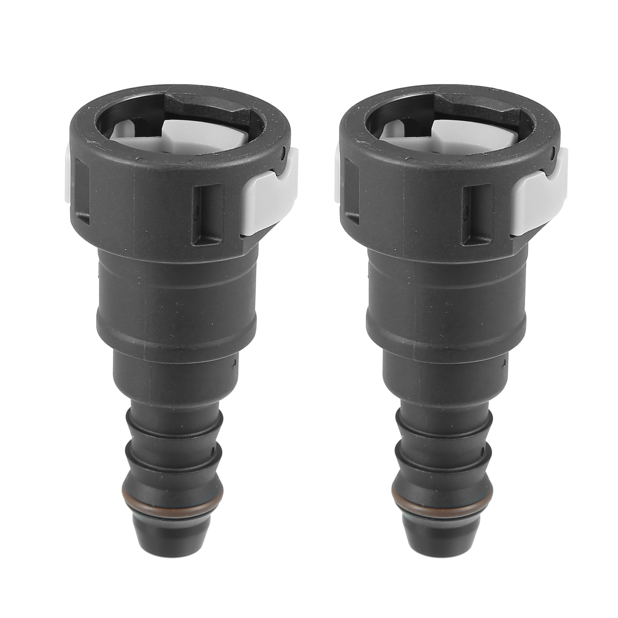 Unique Bargains Fuel Line Quick Connect Straight Push-On Barb Adapter