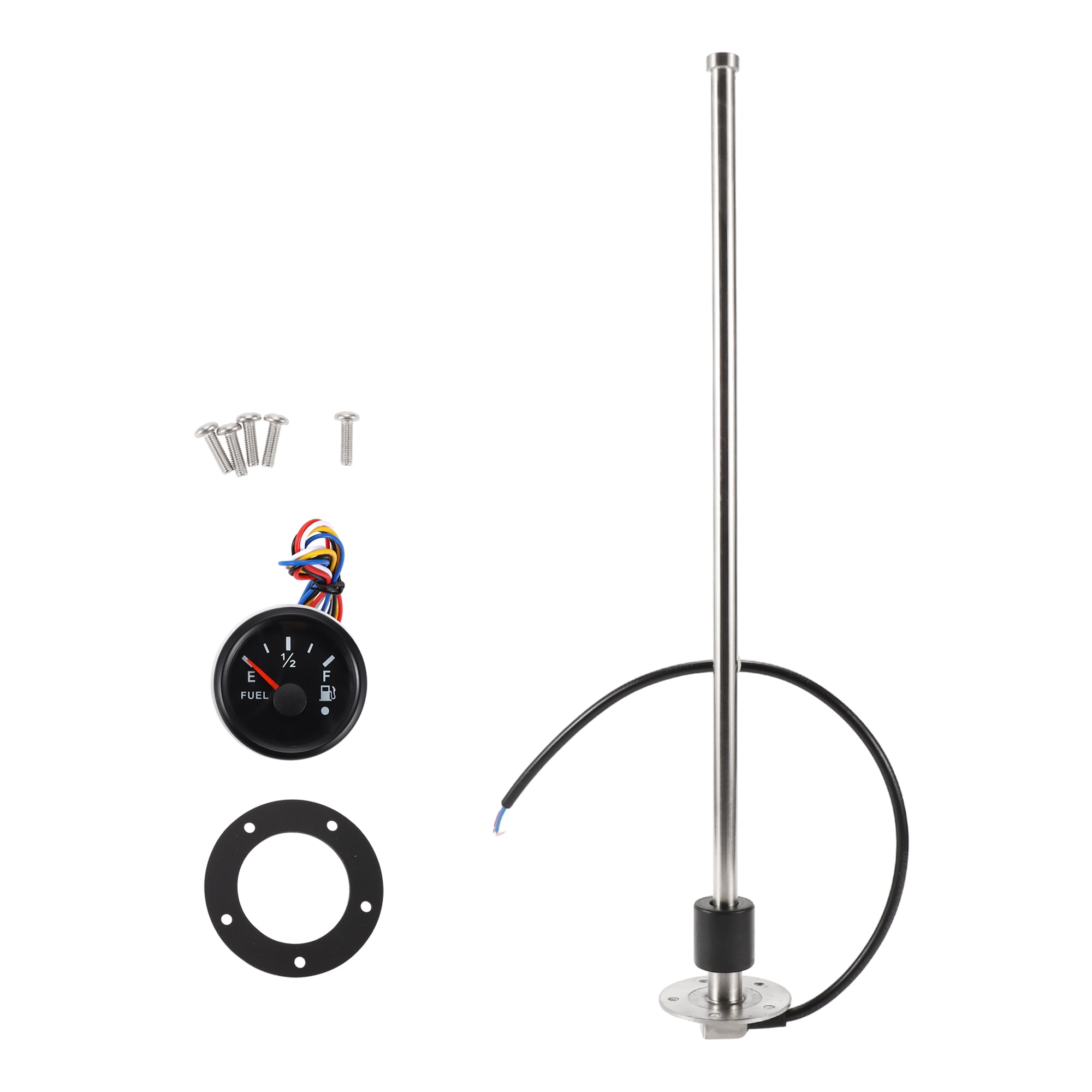 Fuel Sending Unit and Gauge Kit 240-33 Ohm 125mm Length for Boat Truck Vehicle