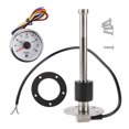thumbnail image 1 of Unique Bargains Fuel Sending Unit and Gauge Kit 7.48" Length Boat Fuel Sending Unit Marine Fuel Sender Unit Metal Silver Tone White 1 Set 240-33 Ohm, 1 of 6