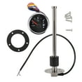 thumbnail image 1 of Unique Bargains Fuel Sending Unit and Gauge Kit 9.06" Length Boat Fuel Sending Unit Marine Fuel Sender Unit Metal Silver Tone Black 1 Set 0-190 Ohm, 1 of 6