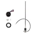 thumbnail image 1 of Unique Bargains Fuel Sending Unit and Gauge Kit Boat Fuel Sending Unit Marine Fuel Sender Unit 18.11" Metal Silver Tone Black 1 Set 0-190 Ohm, 1 of 6
